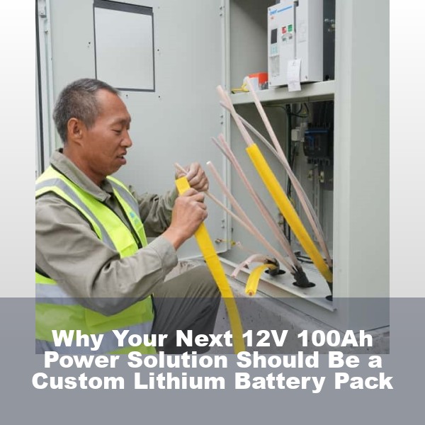 Why Your Next 12V 100Ah Power Solution Should Be a Custom Lithium Battery Pack